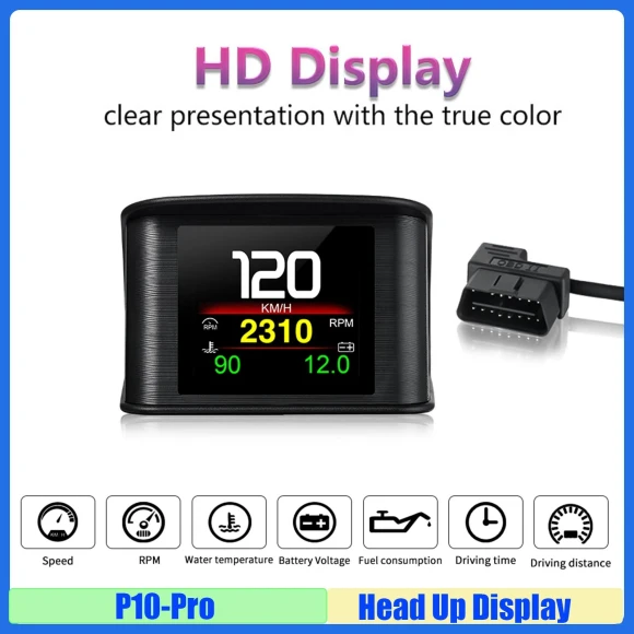 Universal Head Up Display Speedometer — Heads Up Display, Auto Launcher