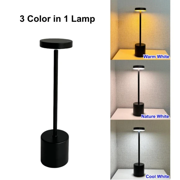 Wireless Desk Lamp with Touch Sensor and Adjustable Colors — Desk Lamp, JOHO