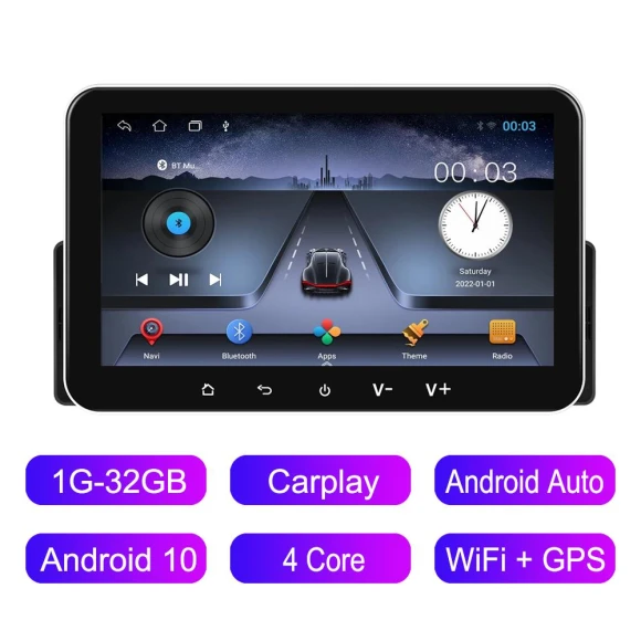 Wireless Multimedia Player with Apple CarPlay and Android Auto, Auto Accessories Home