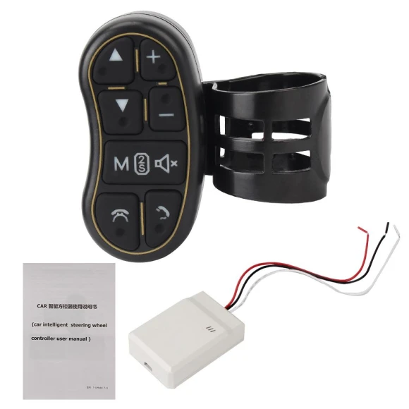Wireless Steering Wheel Control Button, JOHO - CarGear