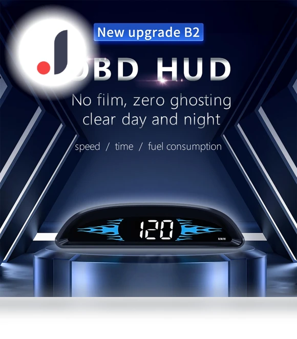 Auto HUD OBD2 GPS Display — Car Accessories & Gadgets, Dream Garage