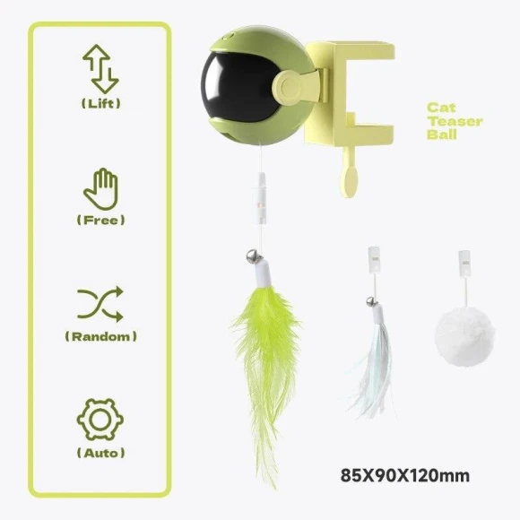 Automatic Teaser Cat Toy, Pawstrip