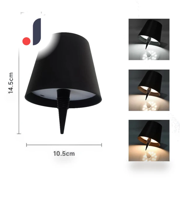 Bottle Lamp with Touch Control — Desk & Table Lighting, JOHO