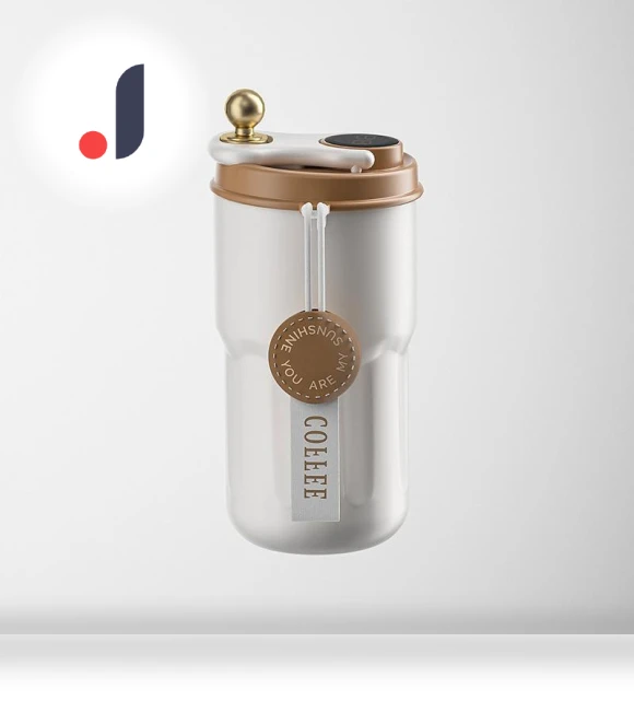 Digital LED Temperature Display Smart Thermos — Beverage Warmers, Optimized General