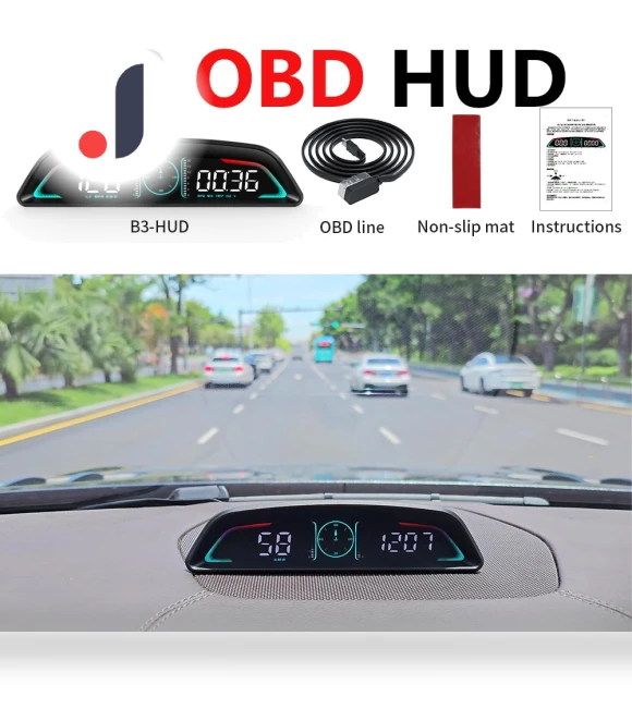 Head Up Display OBD2 GPS Smart Car HUD — Navigation & GPS Accessories, Auto Accessories Home