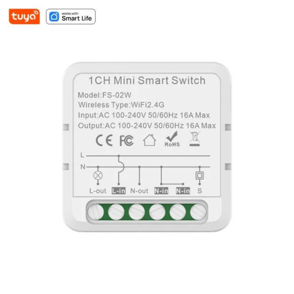 Smart Home WiFi Mini Circuit Breaker Switch — Smart Switch, Build My Home