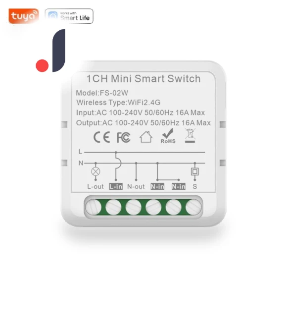 Smart Home WiFi Mini Circuit Breaker Switch — Smart Home Modules, Build My Home