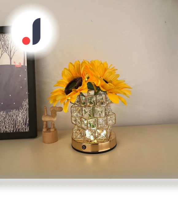 Sunflower LED Touch Lamp — Desk & Table Lighting, Fancy decoration