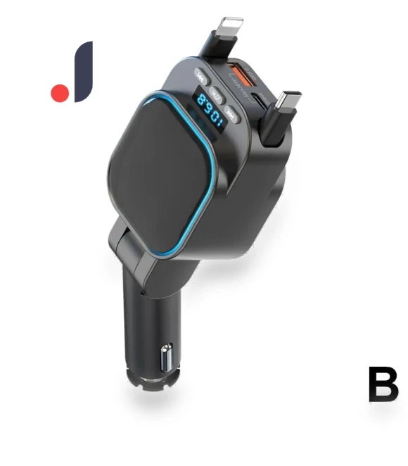 VR Robot FM Transmitter Bluetooth Car MP3 Player with Fast Car Charger — Phone Accessories, Dream Garage