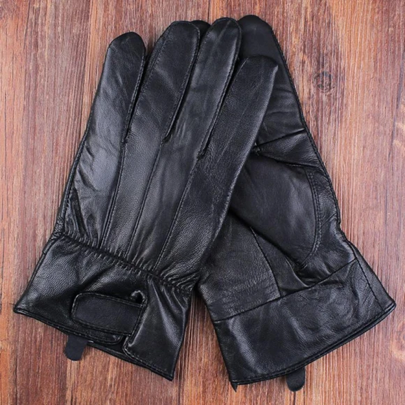Winter Touchscreen Leather Gloves — Heated Gloves, Shuhe