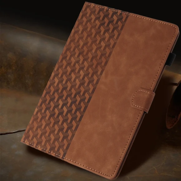 Building Blocks Embossed Leather Smart Tablet Case for iPad mini 6 / mini 2024