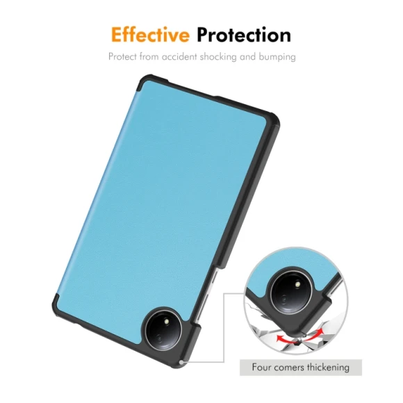 Tri-fold Leather Smart Tablet Case for Redmi Pad SE 4G 8.7, ENKAY