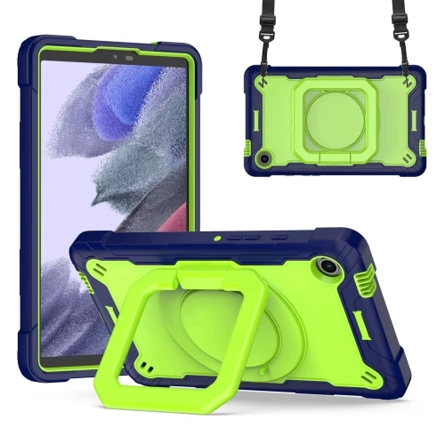 Handle Robot Silicone Hybrid PC Tablet Case for Samsung Galaxy Tab A9, Samsung