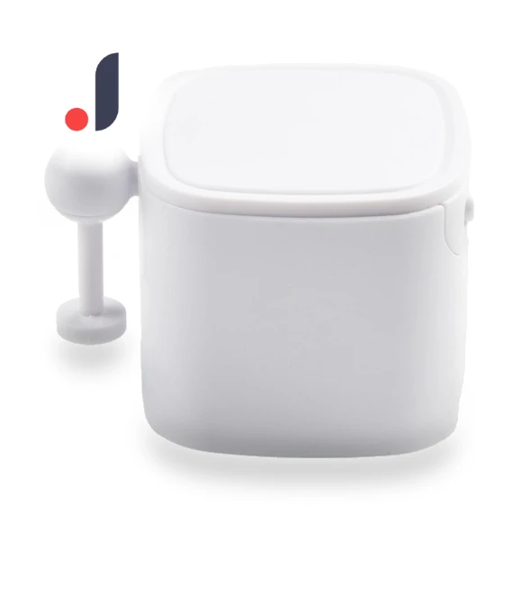 Button Pusher Robot — Push Buttons, White Dream