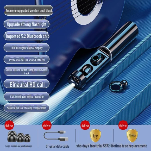 Double TWS Bluetooth Headset, TopSky