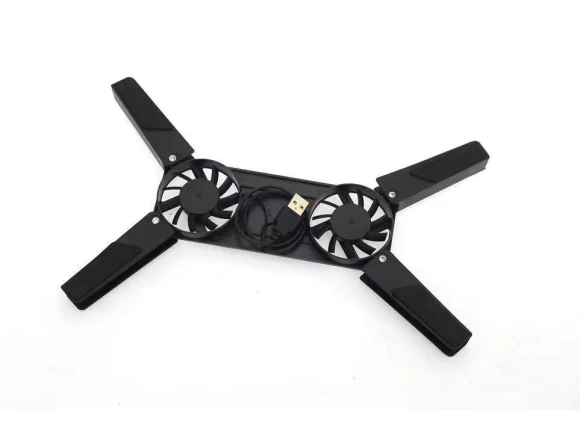Dual Fan Mini Laptop Cooling Stand, AI Supermarket