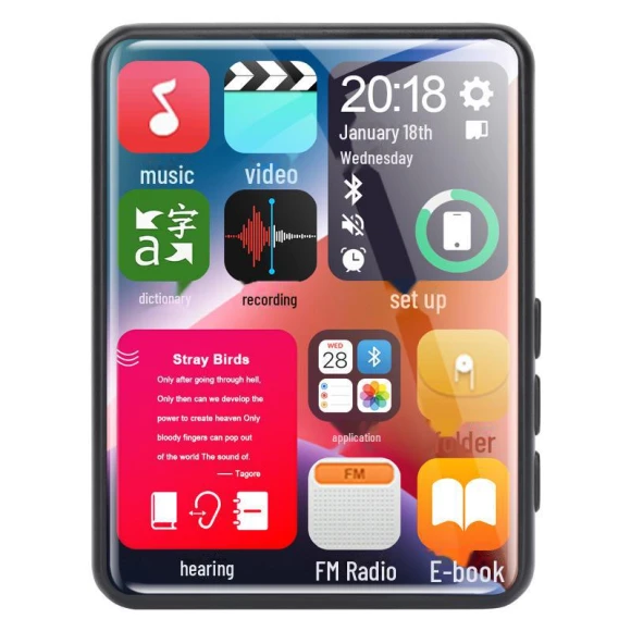 Full Screen Bluetooth MP4/MP3 Portable Touch Music Player, Best Electronics