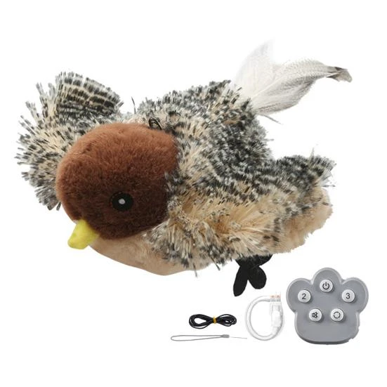 Interactive Cat Toy "Chirping Birds", Uomobo