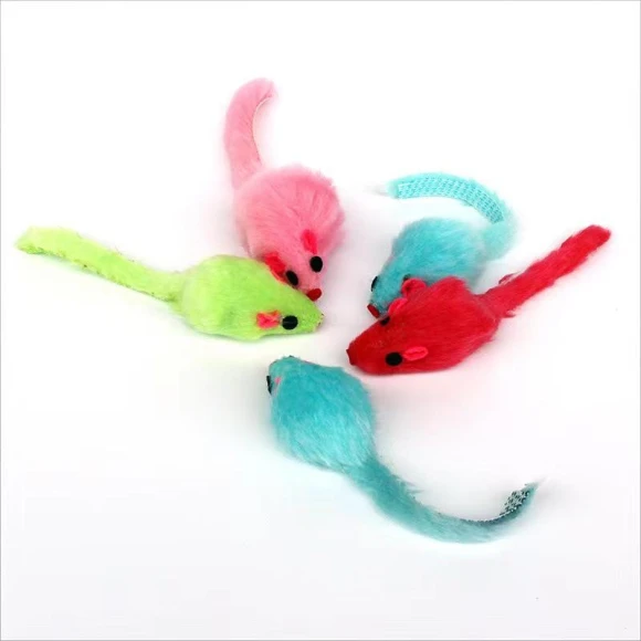 Interactive Squeaky Plush Cat Toy Mouse — Automatic Cat Toy, AI Supermarket