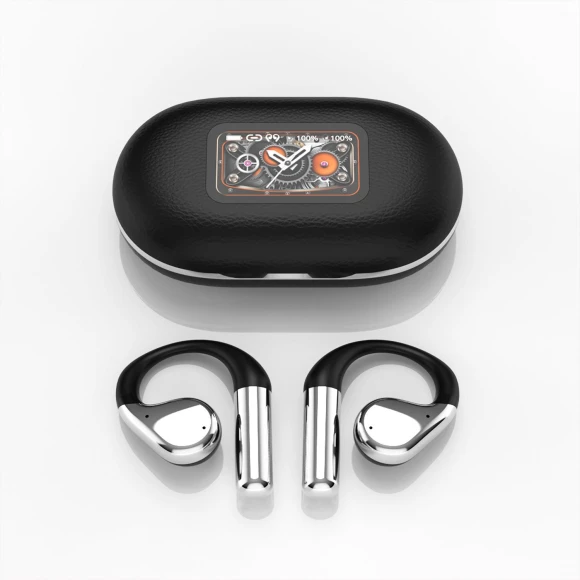Open Ear Smart Screen with Noise Cancelling — Wireless Earbuds, Admisitr