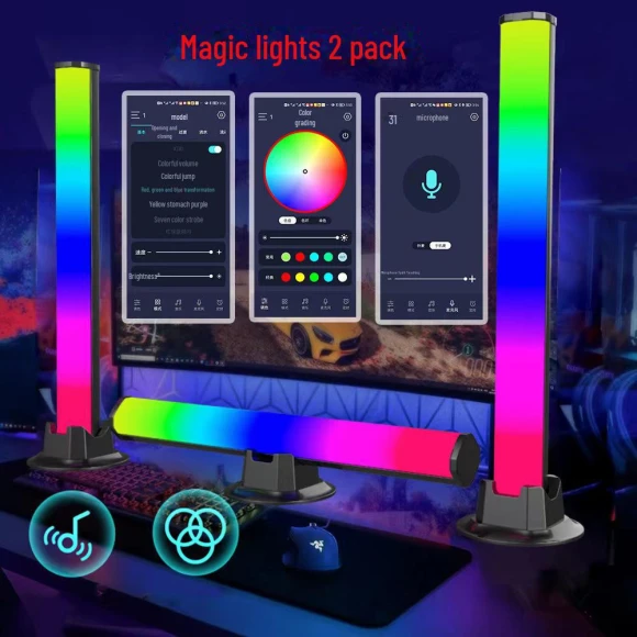 RGB Musical Touch LED Panel — LED Strip Lights, Best Electronics