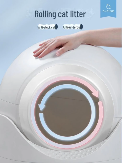 Semi-Automatic Smart Cat Litter Box, Pets Land