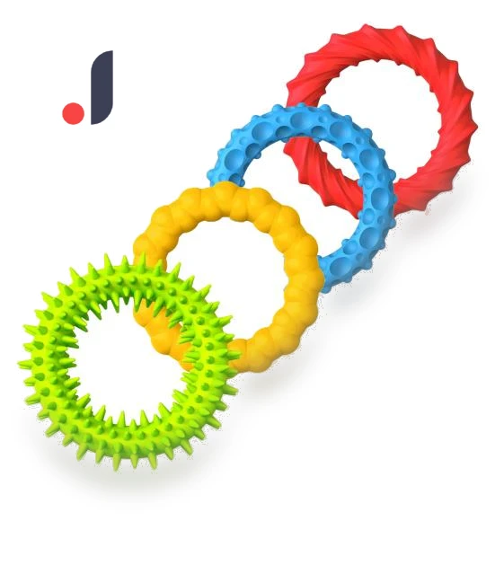 Silicone Touch Bracelet — Blocks, Sholov