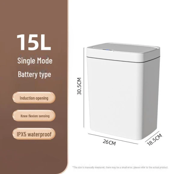 Smart Induction Trash Can with Lid — Kitchen Cans, Perfect choice for your home