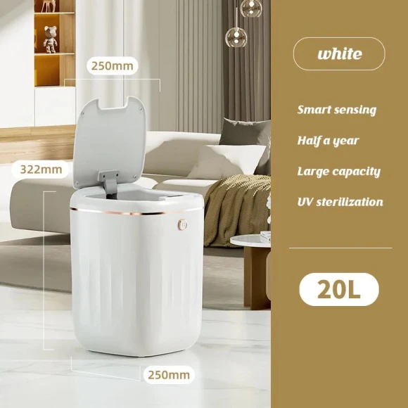 Automatic Waterproof Smart Trash Can — Smart Trash Can, Darling Home