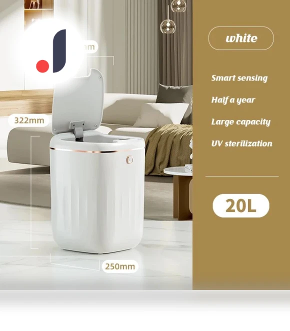 Automatic Waterproof Smart Trash Can — Waste Baskets, Darling Home