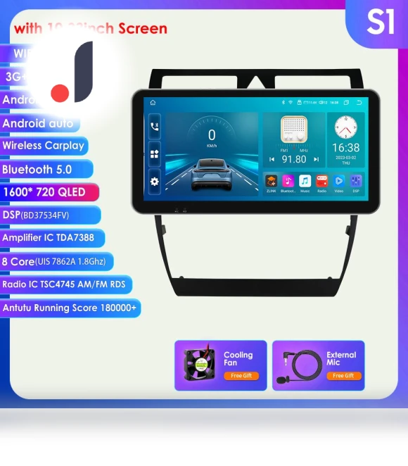 DSP IPS Carplay 2 Din Android Radio — Navigation & GPS Accessories, Hizpo