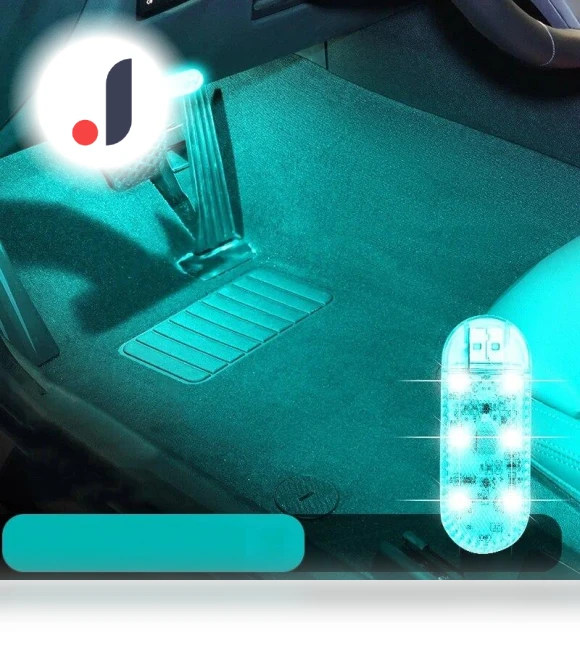 LED Touch Car Ambient Light — Light Kit, Auto Launcher