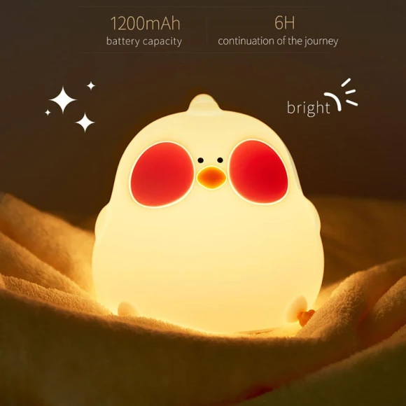 Rechargeable LED Night Lamp, Chic Home