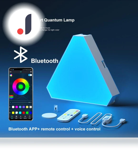 Triangular Quantum LED Lamp — Creative Lighting Solutions, Auto Accessories Home
