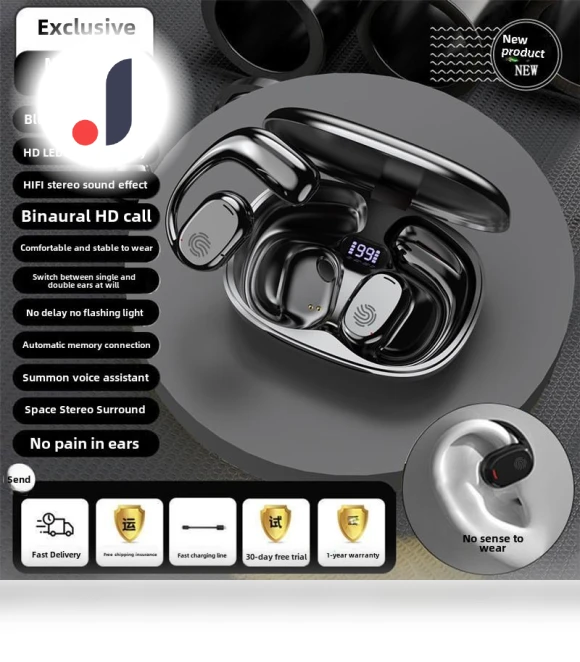 Bluetooth Open-Ear Headphones — In-Ear Headphones, Pento Smart