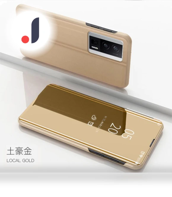 Luxury Smart Mirror Magnetic Flip Phone Case — Basic Cases, case-A1