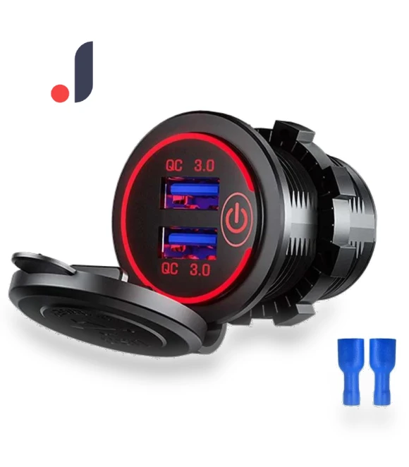 Quick Charge 3.0 Dual USB Car Charger — Chargers, Rustic Elegance House
