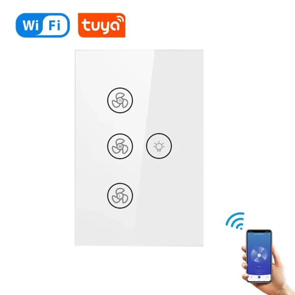 Smart Fan Light Switch — Smart Switch, Modern Home Furnishing