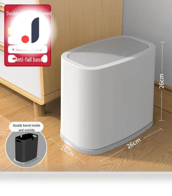 Smart Induction Trash Can with Automatic Lid — Kitchen Cans, StrideBox