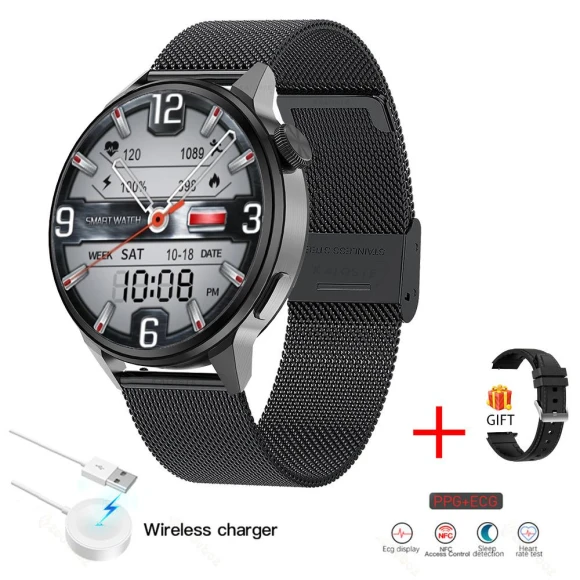 Smart Watch with NFC and GPS — Fitness Tracker, Tiktop2