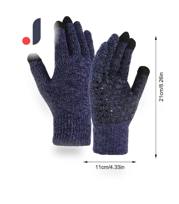 Winter Motorcycle Gloves with Touchscreen — Gloves, Rustic Elegance House