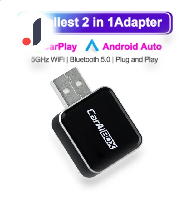 Wireless CarPlay Adapter 2-in-1 — Phone Accessories, Rustic Elegance House