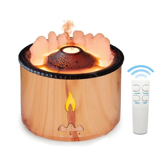 Flame Diffusers Humidifier with Cool Mist — Essential Oil Diffuser, DC-HOME-4