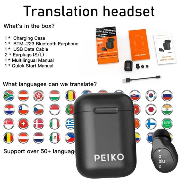 Instant Translation Headphones, Qichuanxin