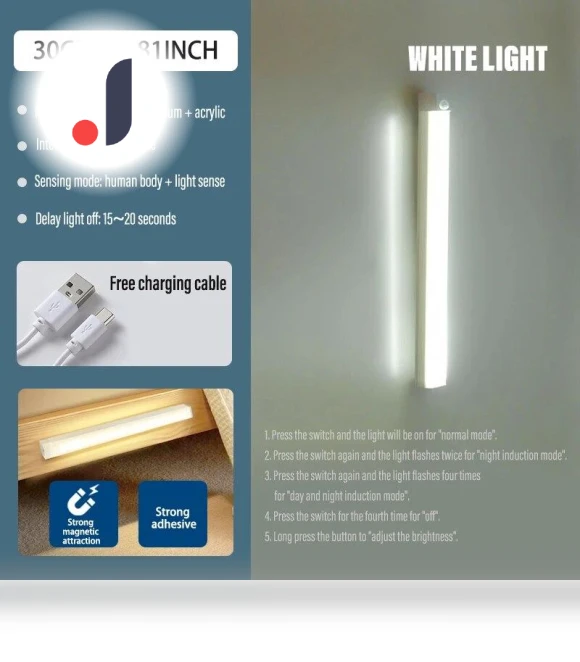 Magnetic Smart Cabinet Light Sensor — Under-Cabinet Mounts, Modern Home Furnishing