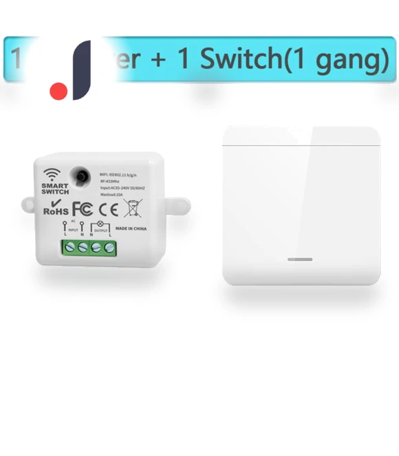 Mini WiFi+RF433 Light Switch — Smart Home Modules, Modern Home Furnishing
