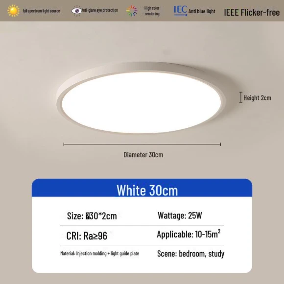 Modern Smart Ceiling Light with Full Eye Protection, WoW Home