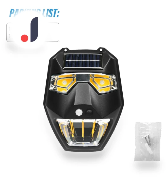 Outdoor Solar Garden Wall Light — Outdoor Security & Flood Lighting, Modern Home Furnishing