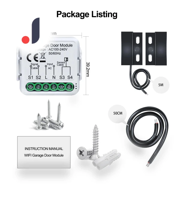 Smart Garage Door Switch Controller — Smart Home Hubs & Controllers, Modern Home Furnishing