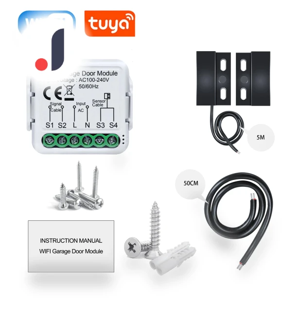 Smart Garage Door Switch Module — Smart Home Hubs & Controllers, Modern Home Furnishing